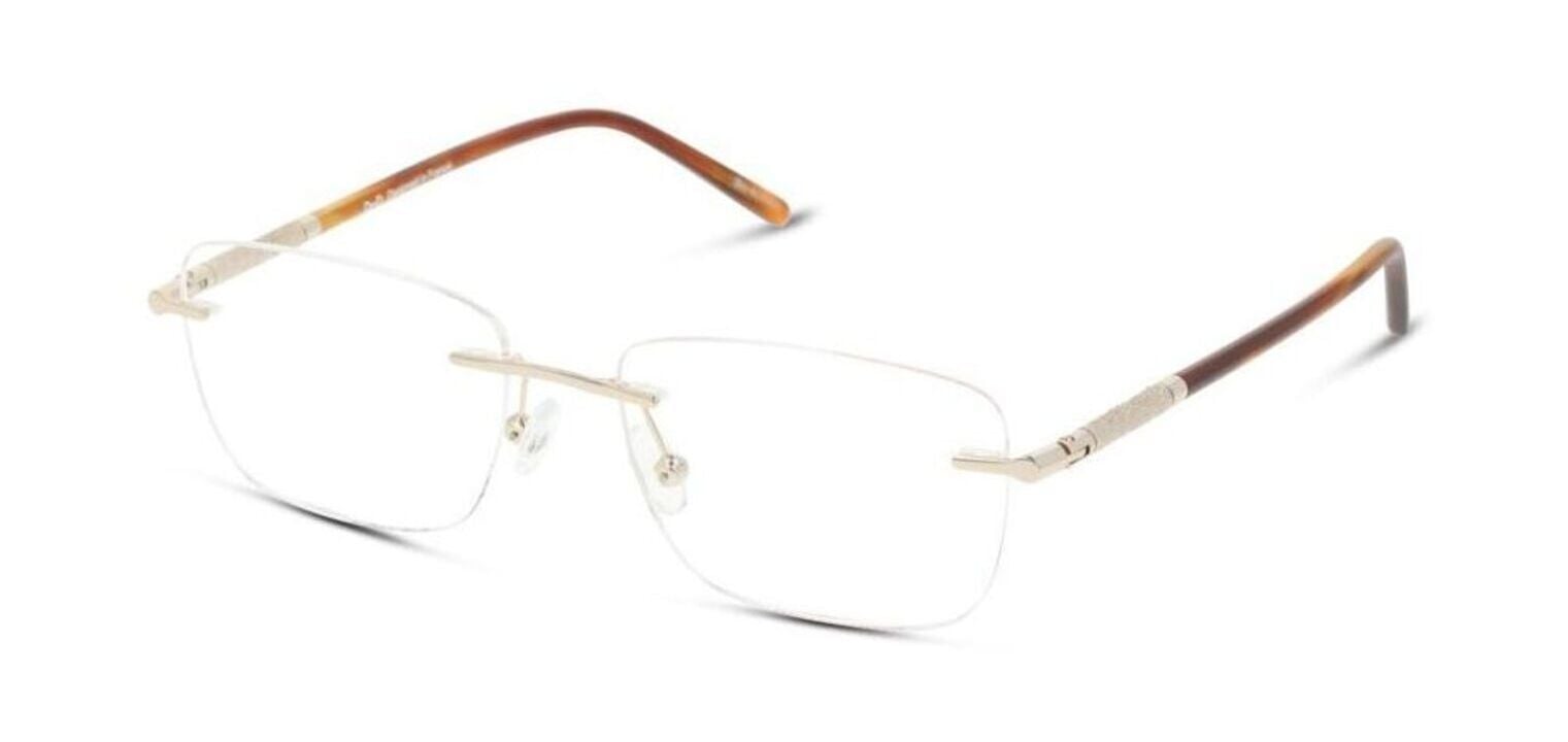 DbyD Rechteckig Brillen DBOF5069 Gold für Damen