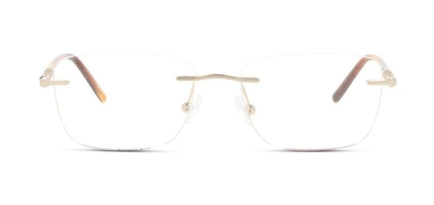 DbyD Rechteckig Brillen DBOF5069 Gold für Damen