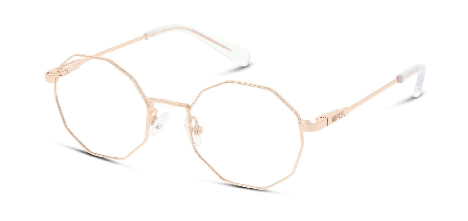 Unofficial Rund Brillen UNOK5055 Rosa für Kinder