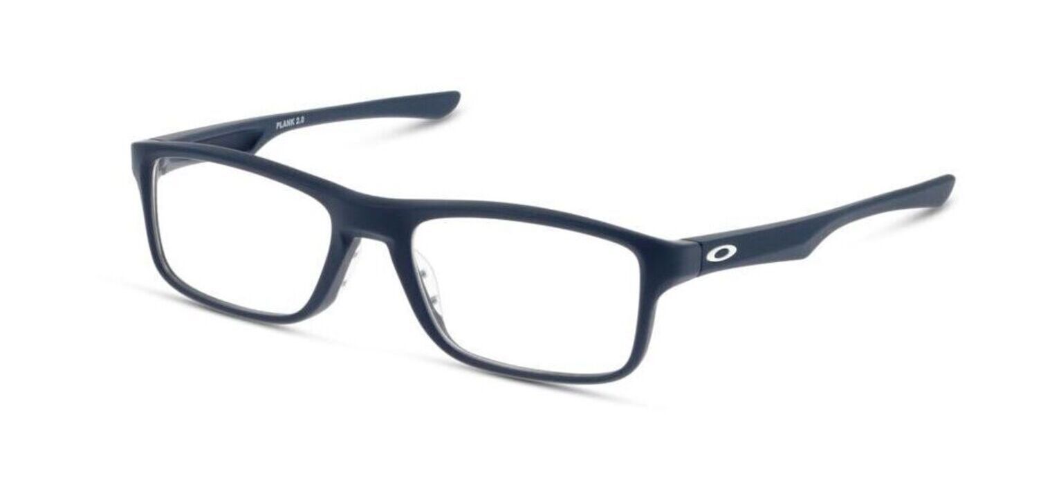 Oakley Rechteckig Brillen 0OX8081 Blau für Herren
