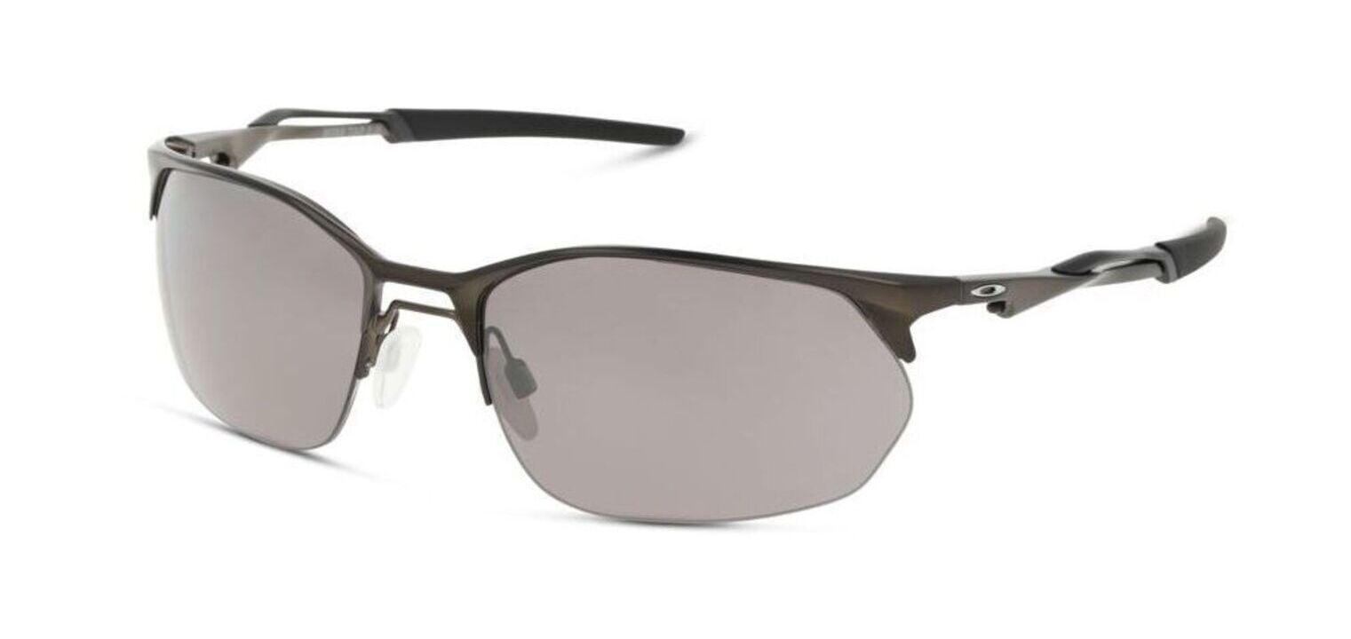 Oakley Rechteckig Sonnenbrillen 0OO4145 Sillber für Herren