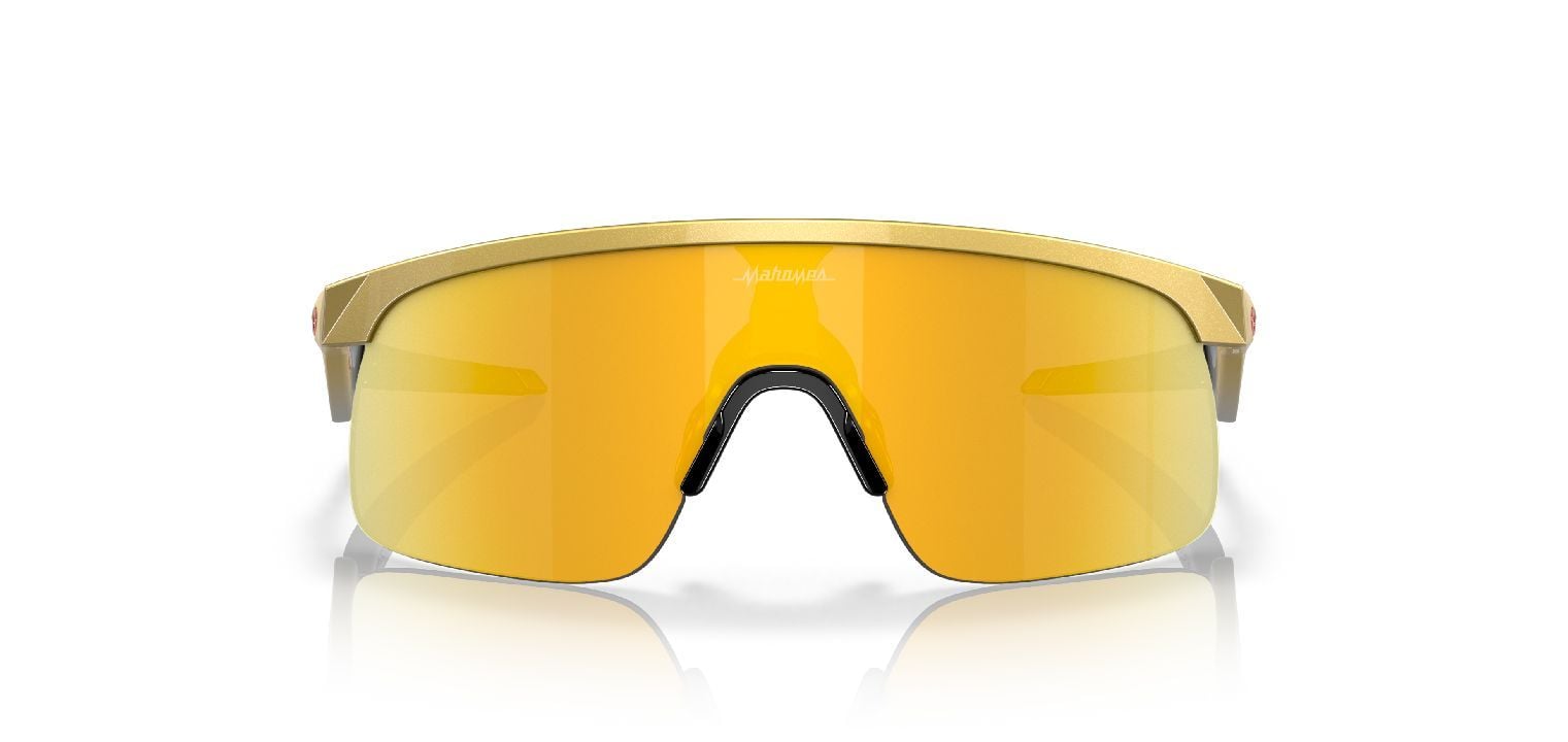 Oakley Rechteckig Sonnenbrillen 0OJ9010 Gold für Kinder