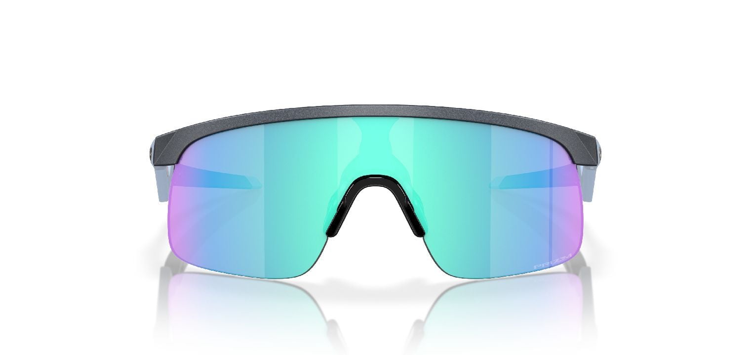 Oakley Rechteckig Sonnenbrillen 0OJ9010 Blau für Kinder