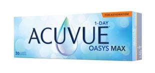 1-Day Acuvue Oasys Max Astigmatism - 30er Schachtel - Tageslinsen