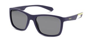 Polaroid Kids Rechteckig Sonnenbrillen PLD 8053/S Blau für Kinder