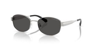 Michael Kors Oval Sonnenbrillen 0MK1161 Sillber für Damen