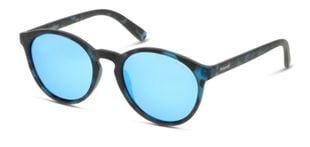 Lunettes de soleil Polaroid Kids Ovale PLD 8024/S Bleu pour Enfant
