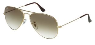 Ray-Ban Aviator Sonnenbrillen 0RB3025 Gold für Damen/Herren