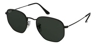 Lunettes de soleil Ray-Ban Hexagonal 0RB3548N Noir pour Homme-Femme
