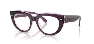 Lunettes de vue Ray-Ban Carré 0RX5586 Violet pour Femme
