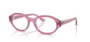 Ray-Ban Oval Brillen 0RX7257 Rosa für Damen/Herren