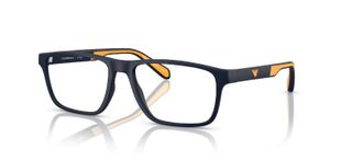 Emporio Armani Rechteckig Brillen 0EA3233 Blau für Herren