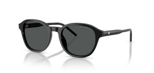 Emporio Armani Rund Sonnenbrillen 0EA4247U Schwarz für Herren