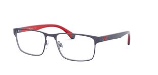 Emporio Armani Rechteckig Brillen 0EA1105 Blau für Herren