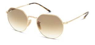 Ray-Ban Oval Sonnenbrillen 0RB3565 Gold für Damen/Herren
