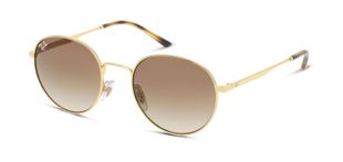 Ray-Ban Rund Sonnenbrillen 0RB3681 Gold für Damen/Herren