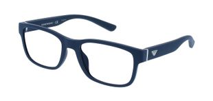 Emporio Armani Rechteckig Brillen 0EA3201U Blau für Herren