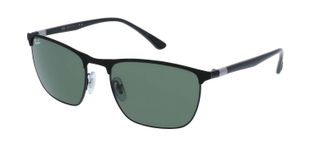 Ray-Ban Quadratisch Sonnenbrillen 0RB3686 Schwarz für Damen/Herren