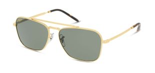 Ray-Ban Rechteckig Sonnenbrillen 0RB3636 Gold für Damen/Herren