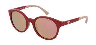 Emporio Armani Rund Sonnenbrillen 0EA4185 Rot für Kinder