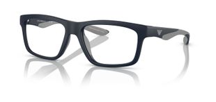 Emporio Armani Quadratisch Brillen 0EA3220U Blau für Herren