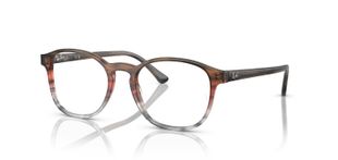 Ray-Ban Oval Brillen 0RX5417 Braun für Damen/Herren