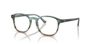 Ray-Ban Oval Brillen 0RX5417 Blau für Damen/Herren