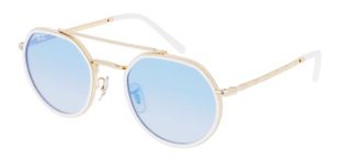 Ray-Ban Rund Sonnenbrillen 0RB3765 Gold für Damen/Herren