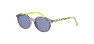 Unofficial Rund Sonnenbrillen UNSK0039 Grau für Kinder