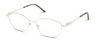 DbyD Oval Brillen DBOF9000 Gold für Damen