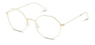 Unofficial Rund Brillen UNOF0076 Gold für Damen